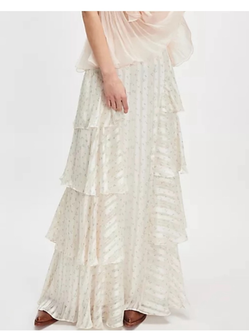 Free People Floral Cascade Maxi skirt NWT - Picture 3 of 3